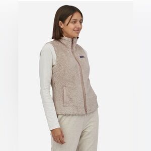 PATAGONIA Women’s Medium Los Gatos Beige Fuffy Fleece Vest